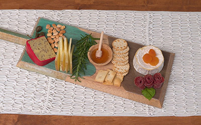A  wooden board