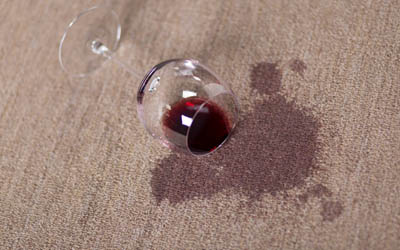A glass with juice